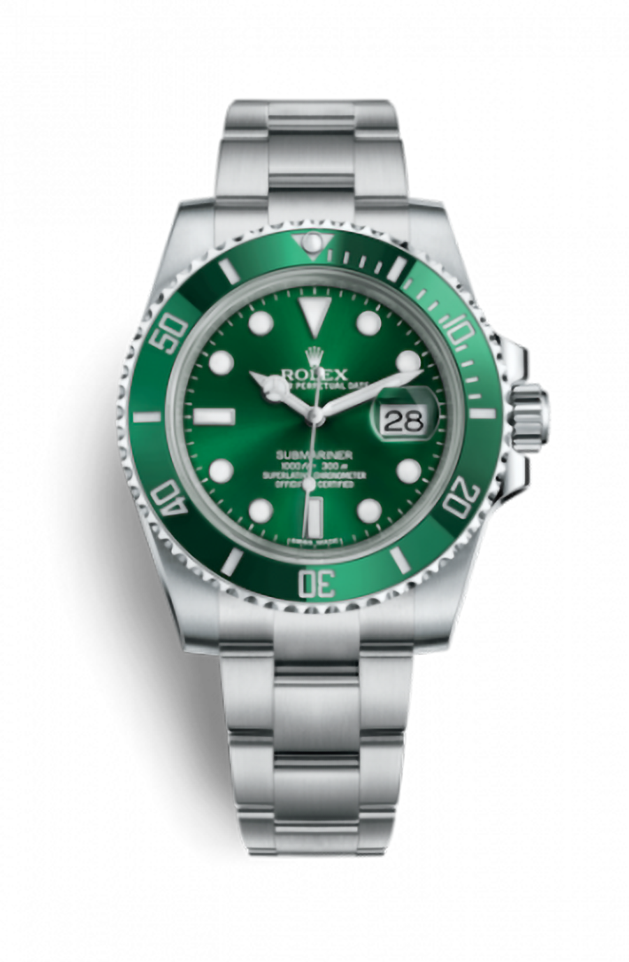 Rolex Hulk Submariner Date 40mm Discontinued - 116610LV | eBay