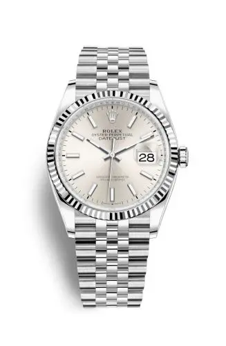 Rolex Datejust 36 Stainless Steel Silver Dial Jubilee Fluted Bezel
Ref. 126234-0013