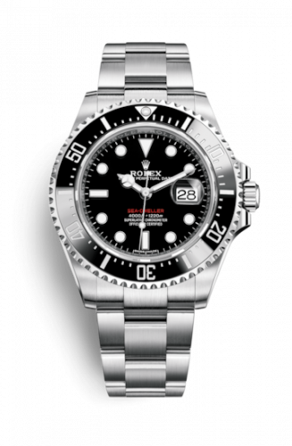 Rolex Sea-Dweller 43mm Red Letters Stainless Steel Black Dial Ceramic Bezel
Ref. 126600-0001