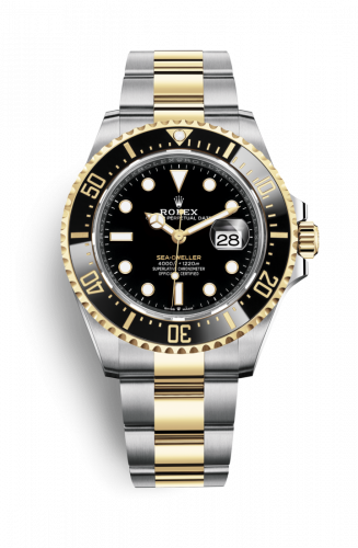Rolex Sea-Dweller 43mm Yellow Gold and Stainless Steel Black Dial Ceramic Bezel
Ref. 126603-0001