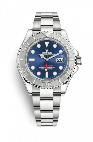 Rolex Yacht-Master 40 Oystersteel and Platinum Blue Dial Oyster
Ref. 126622-0002