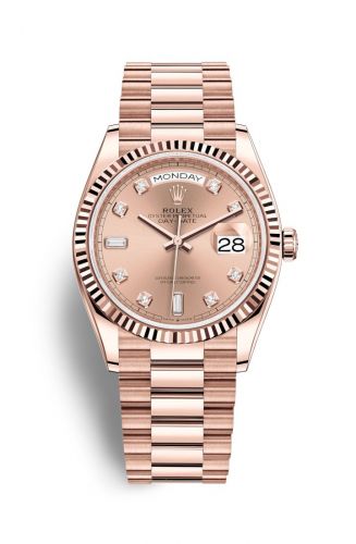 Rolex Day-Date 36mm Rose Gold Pink Diamond Dial Presidential
Ref. 128235-0009
