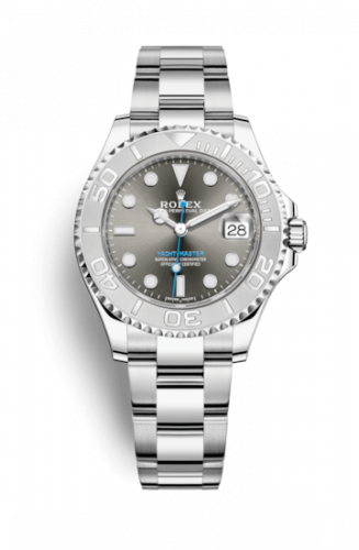 Rolex Yacht-Master 37 Oystersteel and Platinum Rhodium Dial Oyster
Ref. 268622-0002